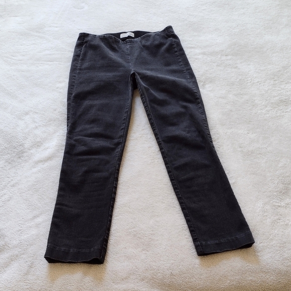 Loft Black "Modern Skinny" Ankle Pants Sz 6/28 - Picture 2 of 9